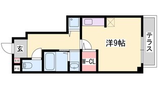 妻鹿駅 徒歩12分 1階の物件間取画像